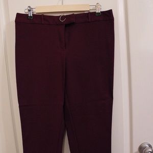 Liz Claiborne Emma Classic Pants Size 8 Fuchsia